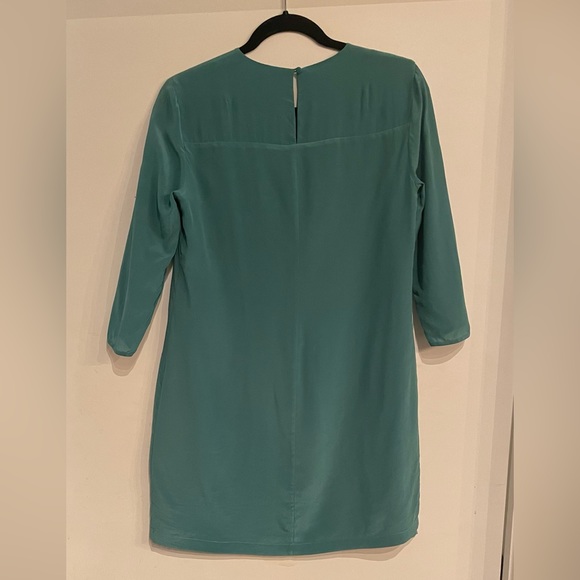 100% Silk Mini Dress - Sz 4 - Picture 2 of 4